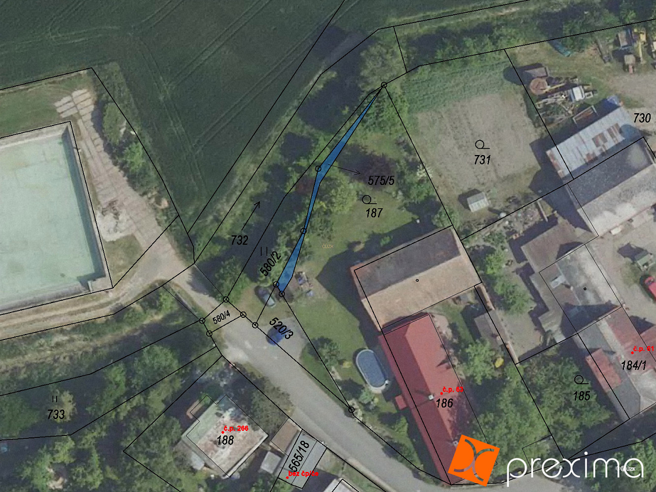 Prodej stavebního pozemku 20 m²