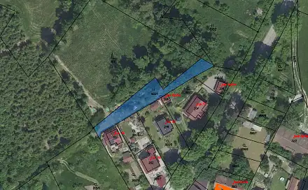 Prodej lesa 283 m², Chrášťany, okres Benešov
