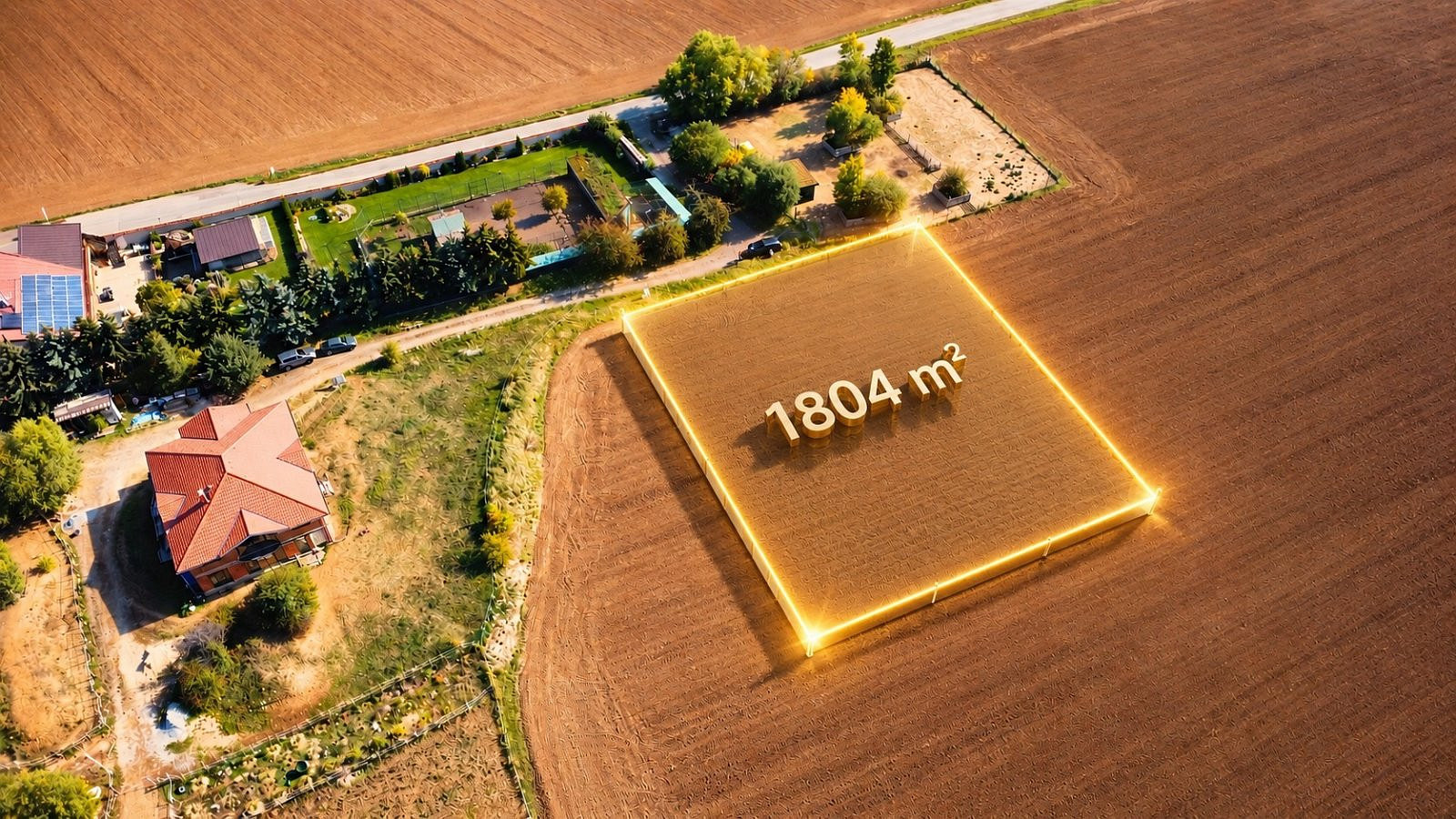 Prodej stavebního pozemku 1 804 m²