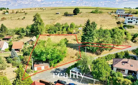 Prodej stavebního pozemku 1 362 m², Úvoz, Luka nad Jihlavou, okres Jihlava