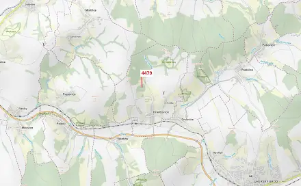 Dražba lesa 782 m², Hradčovice