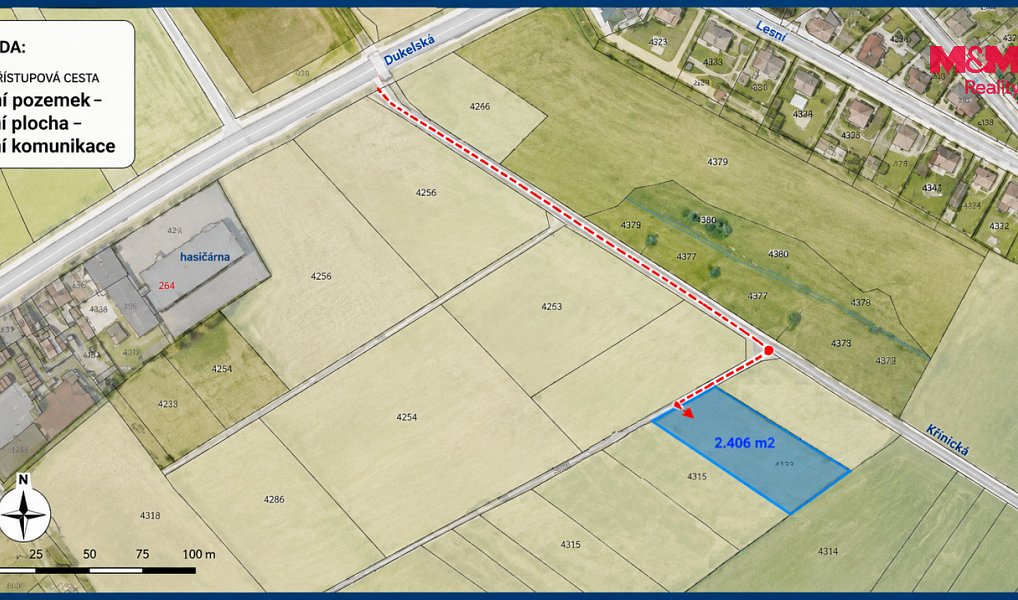 Prodej louky 2 406 m², Třeboň – náhled fotky 3