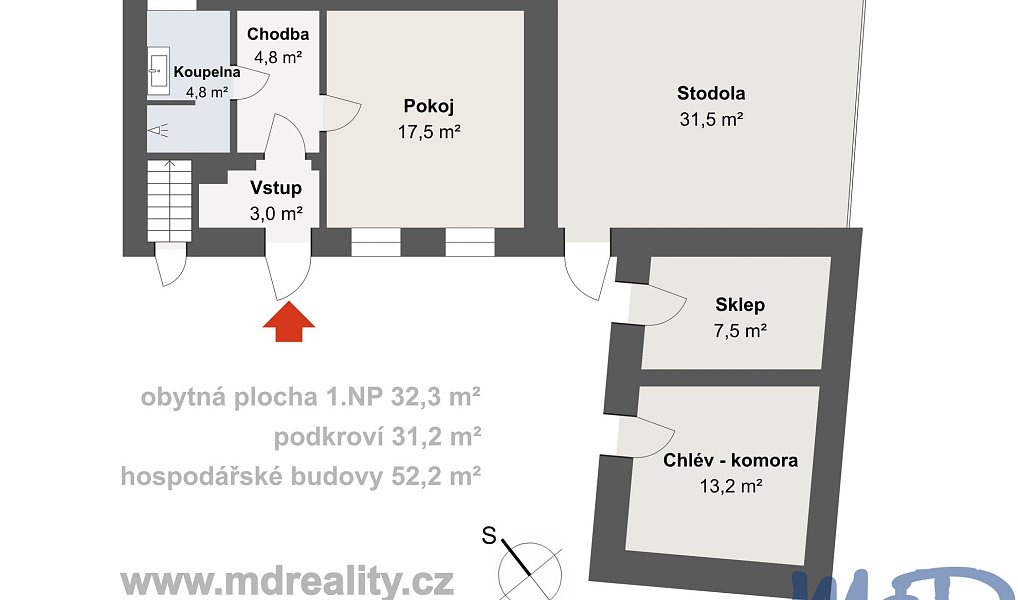 Prodej domu 135 m² s pozemkem 707 m², Panské Dubenky – náhled fotky 2