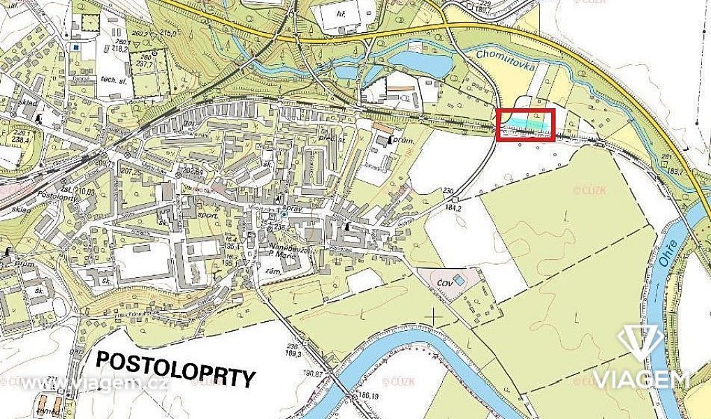 Prodej zahrady 521 m², Postoloprty – náhled fotky 3