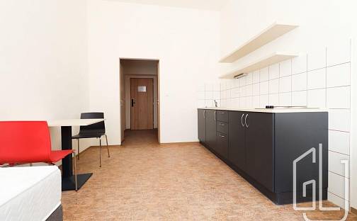 Pronájem bytu 1+kk 22 m², Křížová, Praha 5 - Smíchov