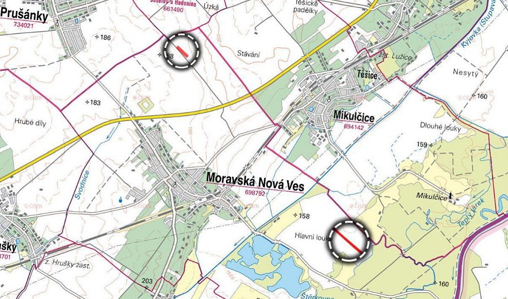 Prodej pole 5 594 m², Moravská Nová Ves – náhled fotky 3