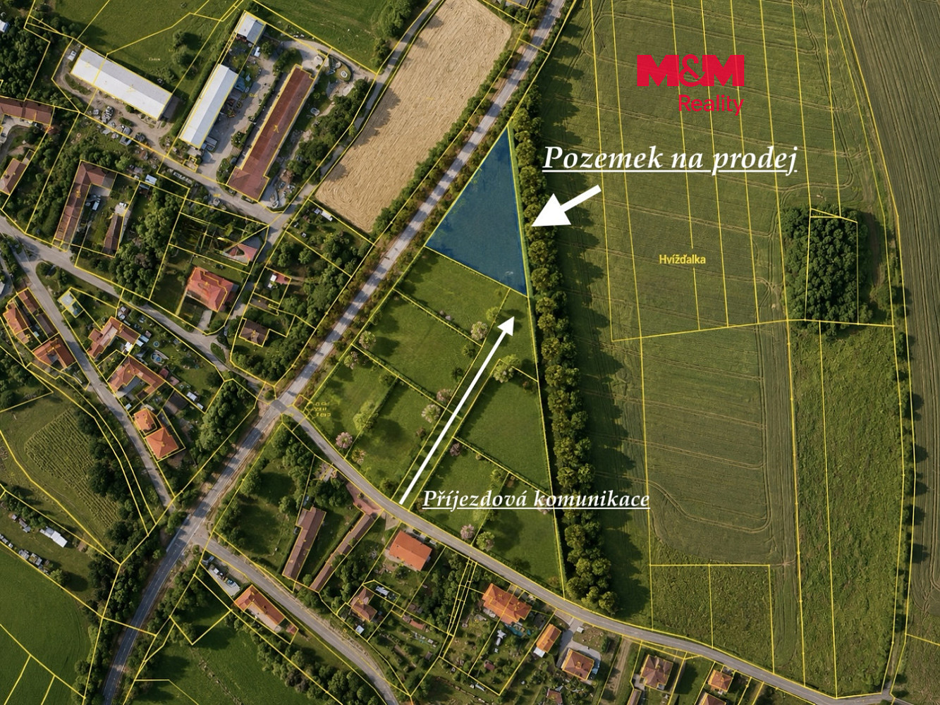 Prodej stavebního pozemku 1 841 m²