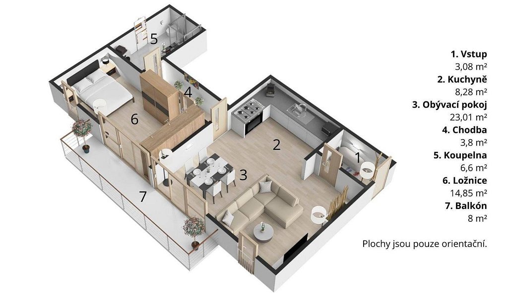Prodej bytu 2+kk 67 m², Nové Město nad Metují – náhled fotky 14