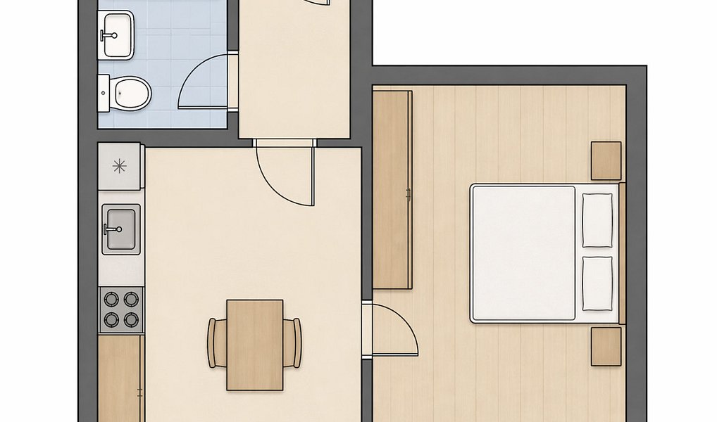 Prodej bytu 1+1 36 m², Chomutov – náhled fotky 2