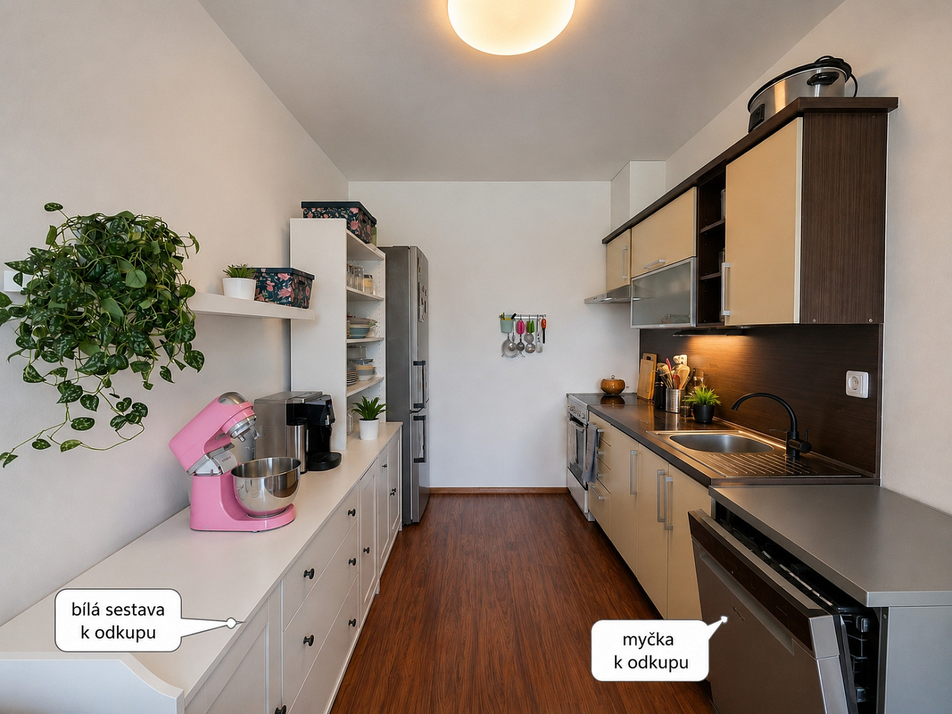 Pronájem bytu 2+kk 60 m² – pohled 2