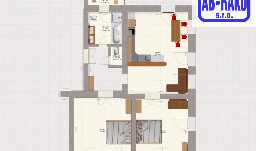 Pronájem bytu 3+1 150 m², Nová Bystřice – náhled fotky 26