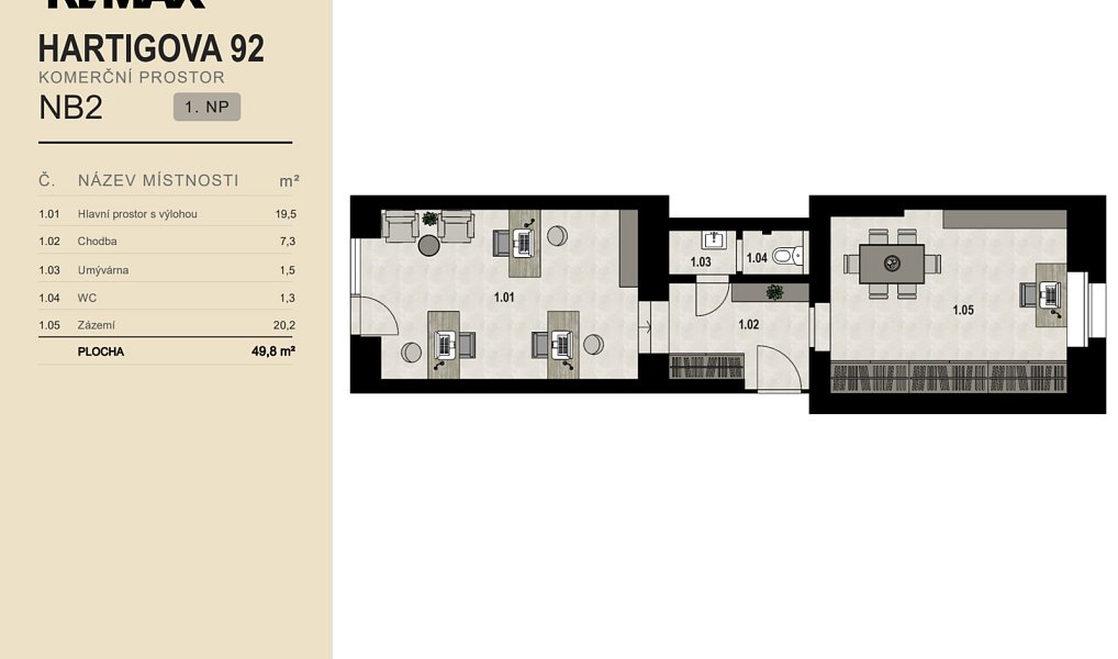 Prodej obchodních prostor 50 m², Praha – náhled fotky 12