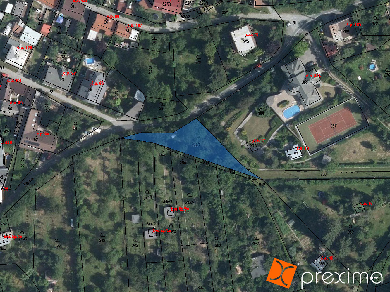 Prodej zahrady 39 m²