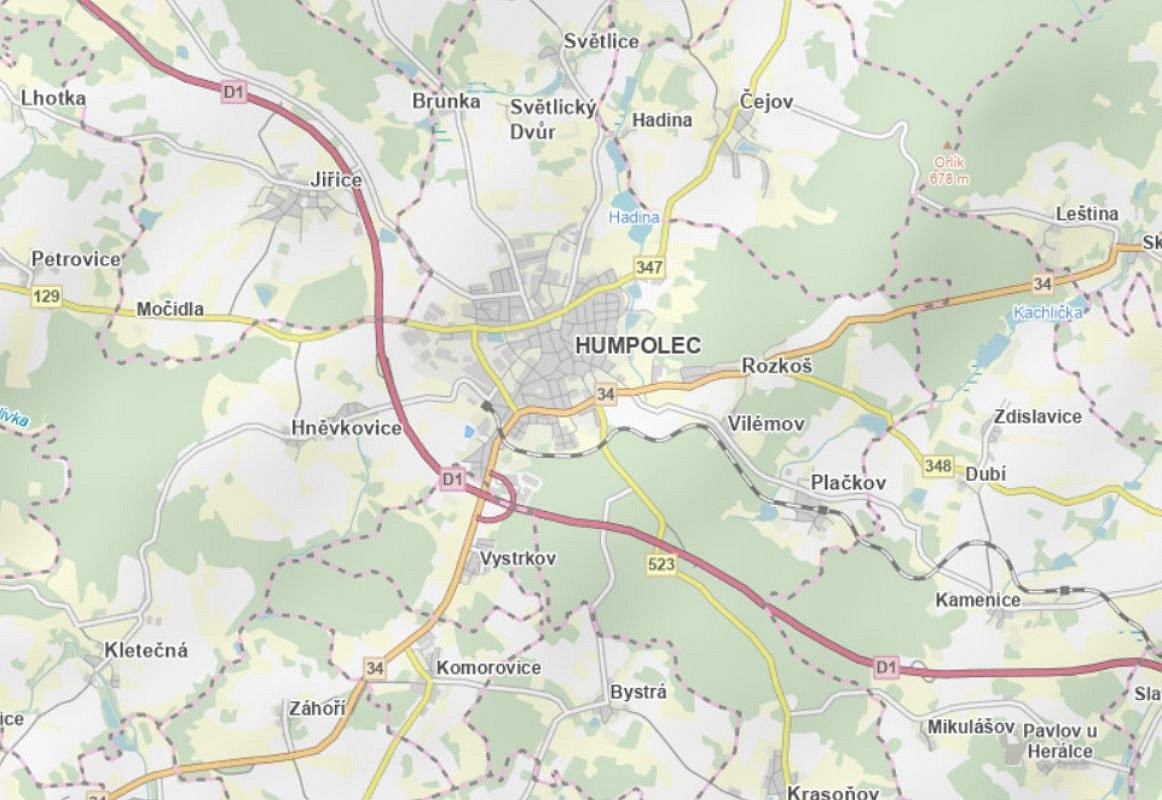 Prodej stavebního pozemku 6 855 m² – pohled 3