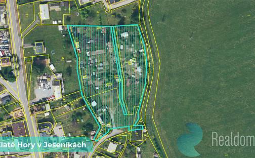 Prodej zahrady 592 m², Zlaté Hory, okres Jeseník