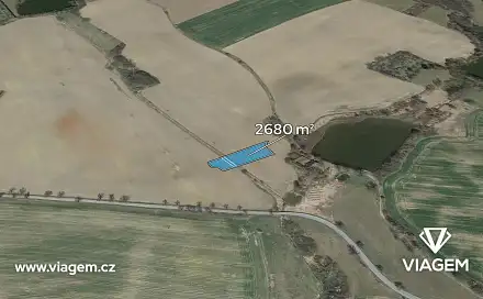 Prodej pole 2 680 m², Tučapy, okres Tábor