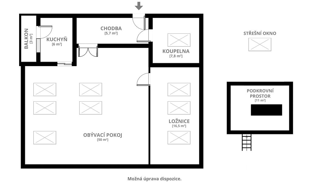 Prodej bytu 2+1 87 m², Praha – náhled fotky 5