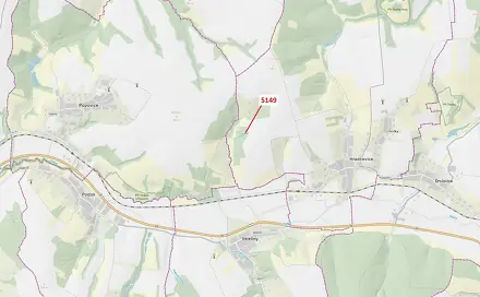 Dražba lesa 694 m², Veletiny
