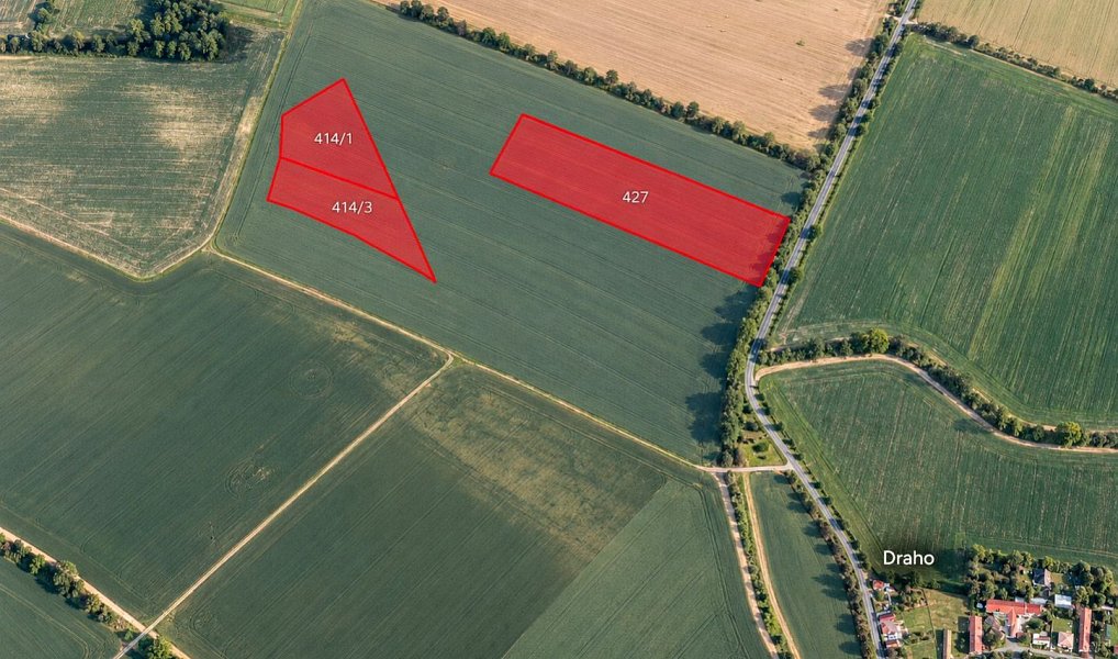 Prodej pozemku, 87385 m², Nymburk, Chleby