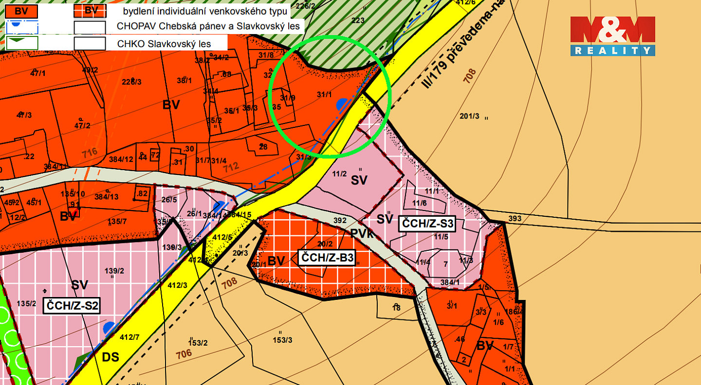 Prodej stavebního pozemku 1 060 m² – pohled 4