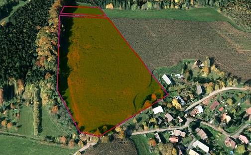 Prodej pole 47 534 m², Úbislavice - Česká Proseč, okres Jičín