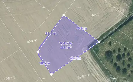 Prodej stavebního pozemku 885 m², Mokrouše, okres Plzeň-město