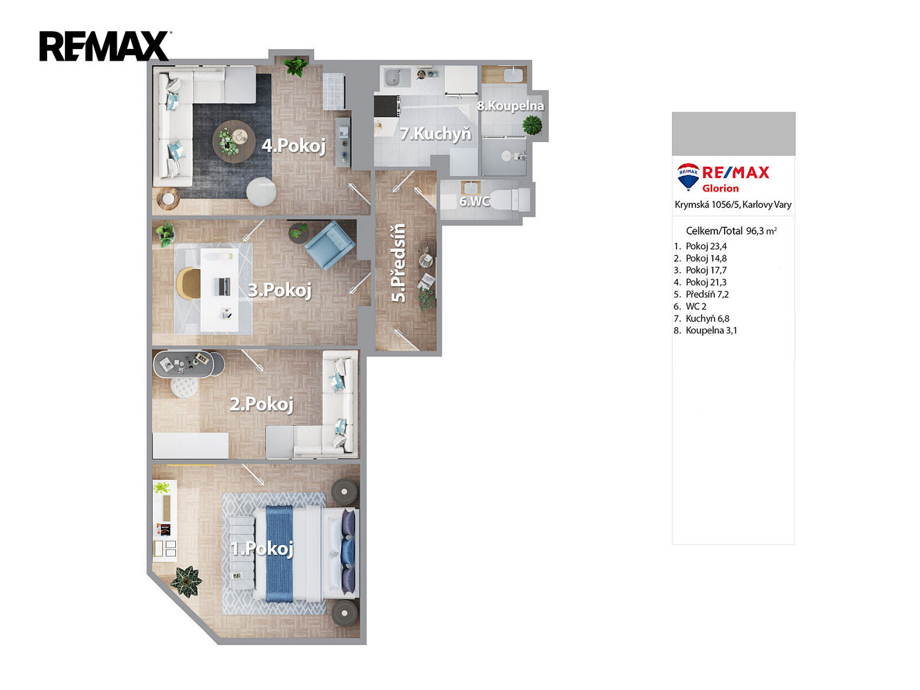 Prodej bytu 4+1 80 m² – fotografie 4