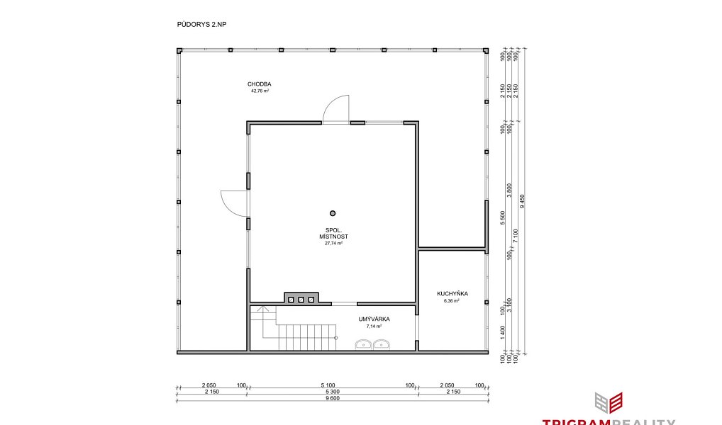 Prodej chaty/chalupy 146 m² s pozemkem 1 544 m², Kunětice – náhled fotky 23