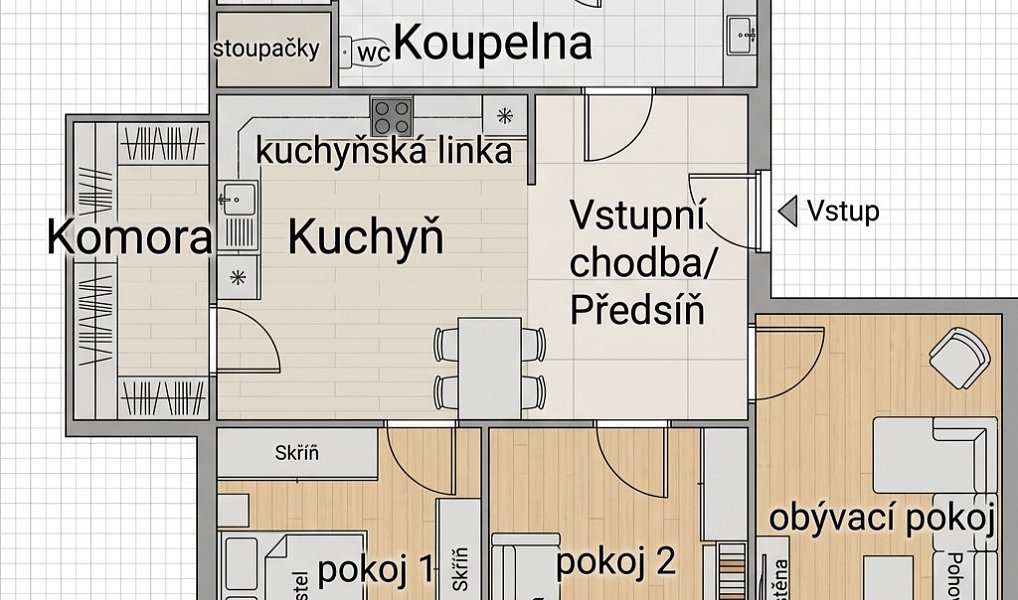 Prodej bytu 4+kk 69 m², Praha – náhled fotky 9