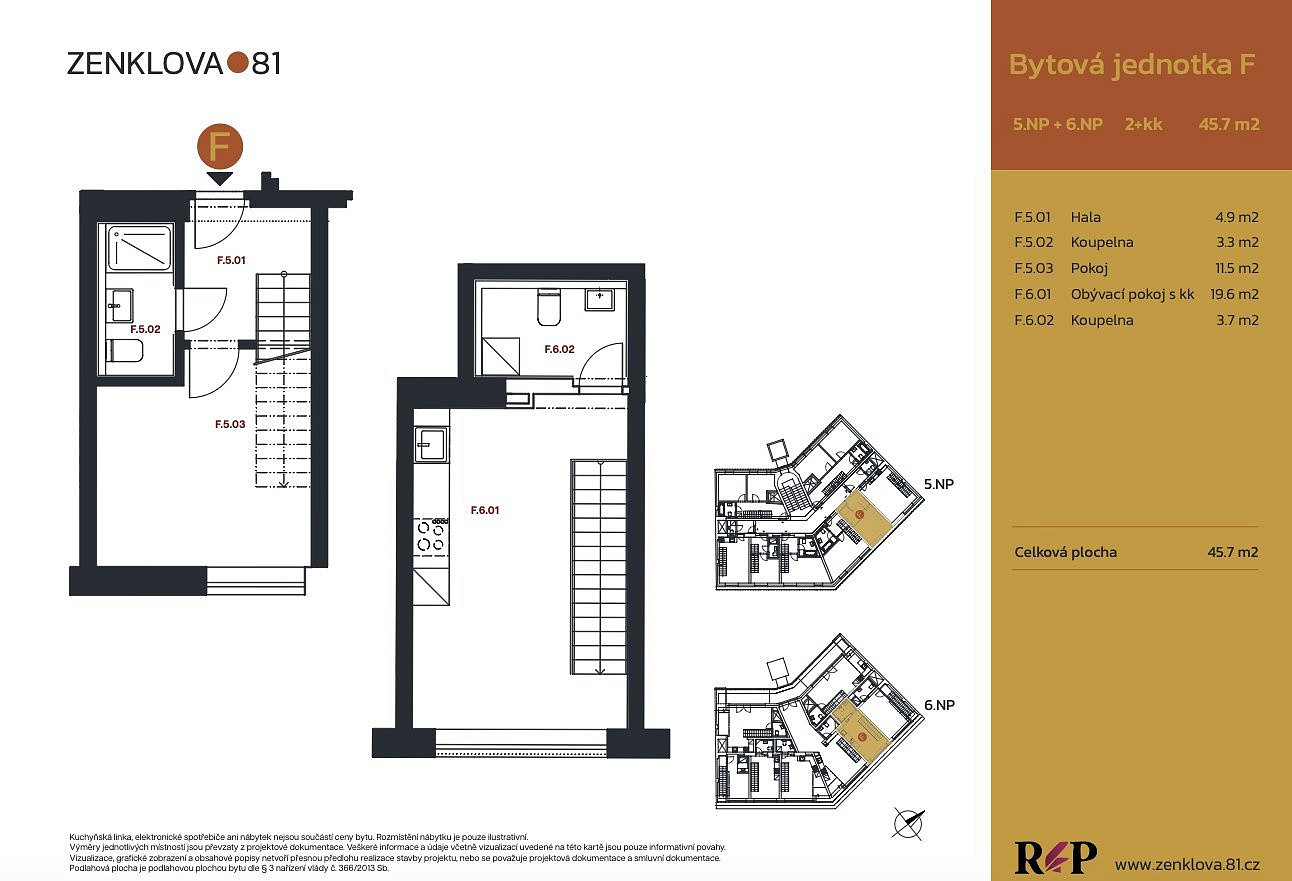 Prodej bytu 2+kk 48 m² — photo 2