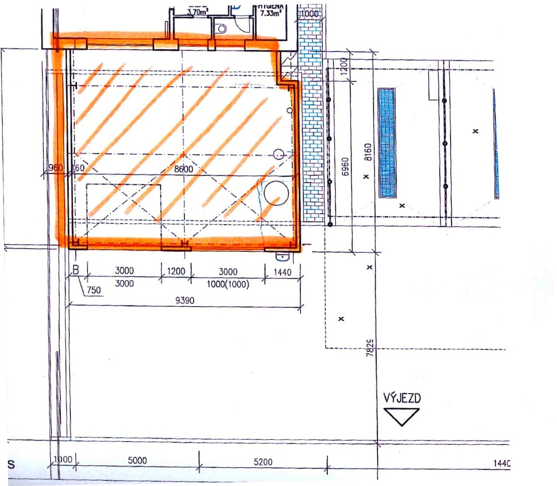 Pronájem skladovacích prostor 70 m²
