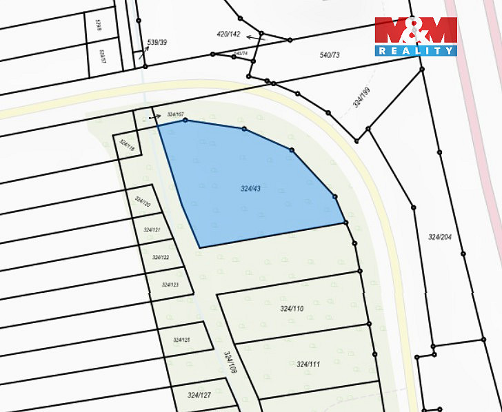 Prodej zahrady 1 288 m² – pohled 4