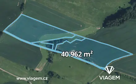 Prodej pole 20 481 m², Stružinec, okres Semily