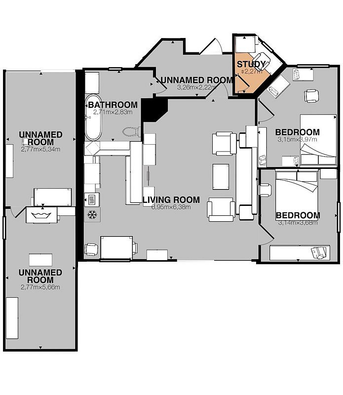 Pronájem domu 110 m² s pozemkem 594 m² — photo 5
