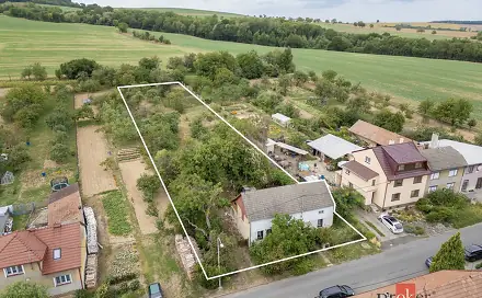 Prodej domu 80 m² s pozemkem 2 468 m², Troubky-Zdislavice - Zdislavice, okres Kroměříž