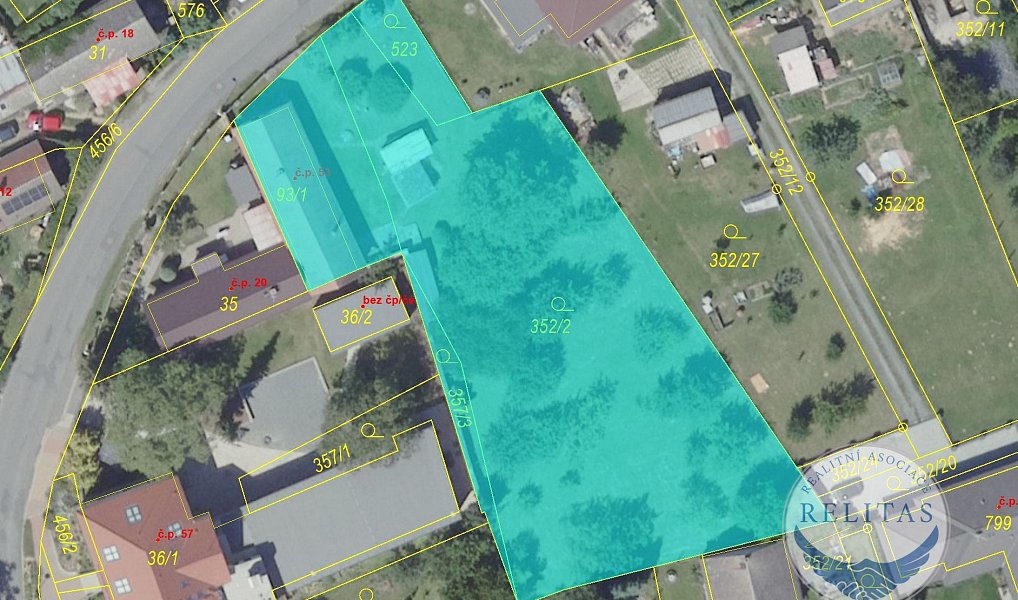 Prodej stavebního pozemku 2 069 m², Vyžlovka – náhled fotky 2