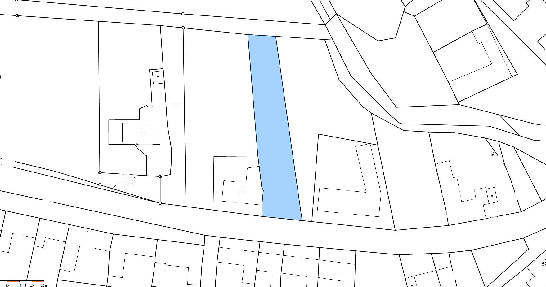 Prodej stavebního pozemku 965 m² – pohled 6