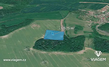 Prodej pole 3 493 m², Bžany, okres Teplice