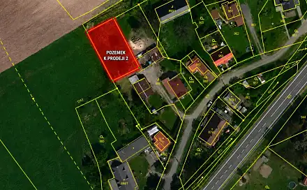 Prodej stavebního pozemku 1 479 m², Zátor - Loučky, okres Bruntál