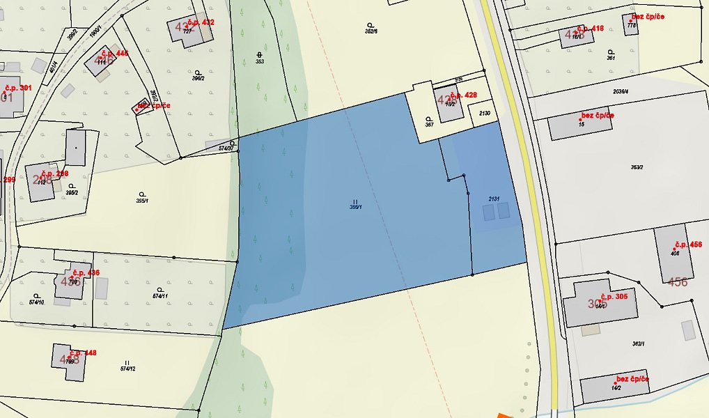 Prodej stavebního pozemku 5 736 m², Světlá Hora – náhled fotky 4
