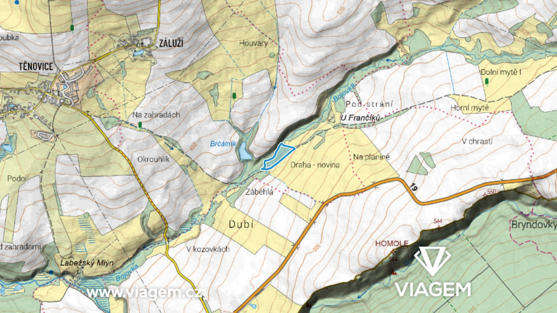 Prodej pole 1 518 m²