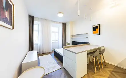 Pronájem bytu 1+kk 29 m², Sázavská, Praha 2 - Vinohrady