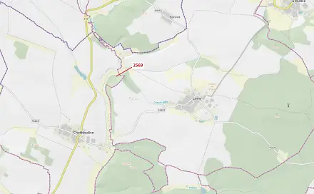 Dražba lesa 155 m², Chotěbudice
