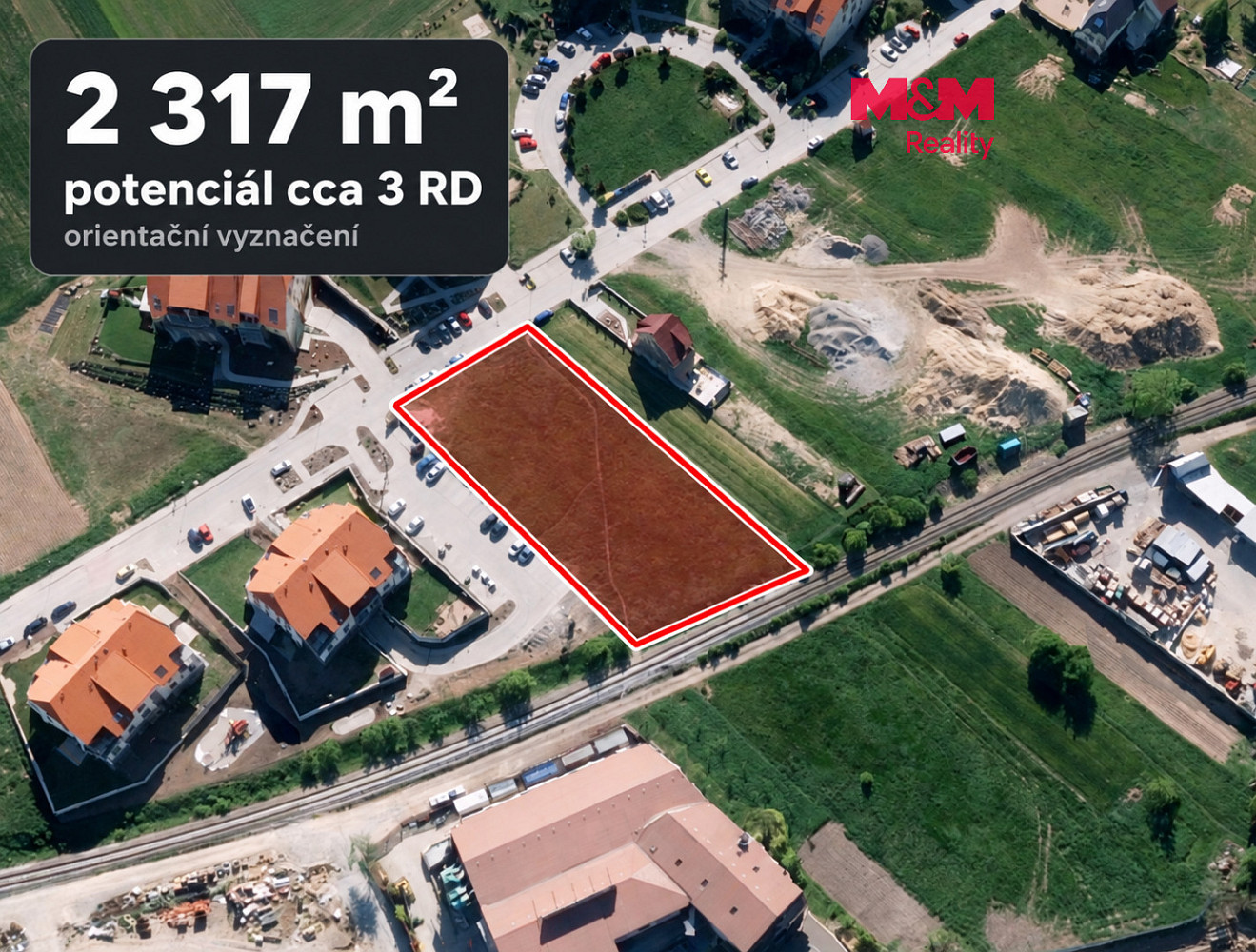 Prodej stavebního pozemku 2 317 m²