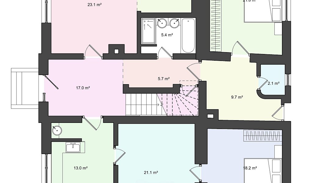 Prodej domu 250 m² s pozemkem 2 264 m², Nový Bor – náhled fotky 33