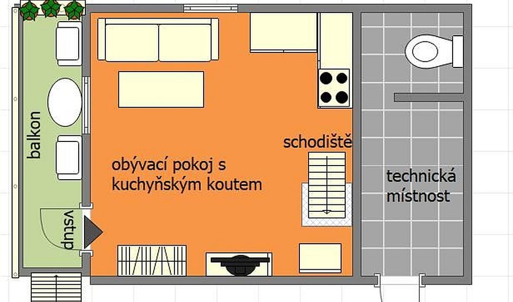 Prodej domu 35 m² s pozemkem 2 544 m², Kunovice – náhled fotky 7