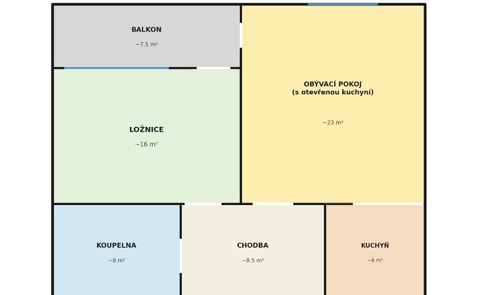 Prodej bytu 2+kk 61 m², Praha – náhled fotky 11