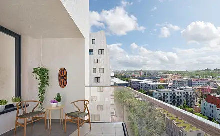 Pronájem bytu 1+kk 40 m², Pod Harfou, Praha 9 - Vysočany