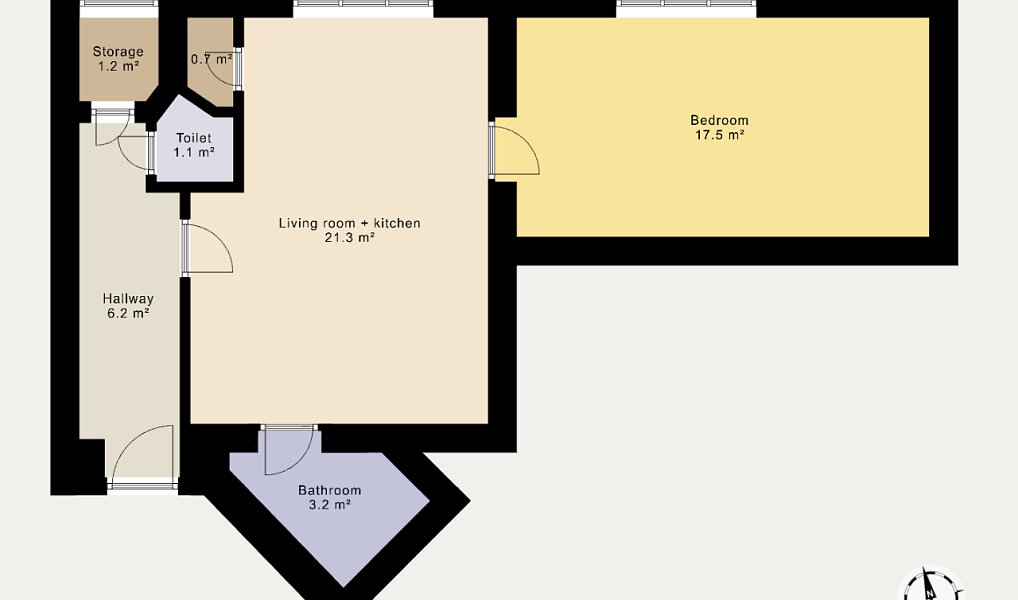 Pronájem bytu 2+kk 51 m², Praha – náhled fotky 10