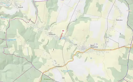 Dražba lesa 187 m², Horní Heřmanice
